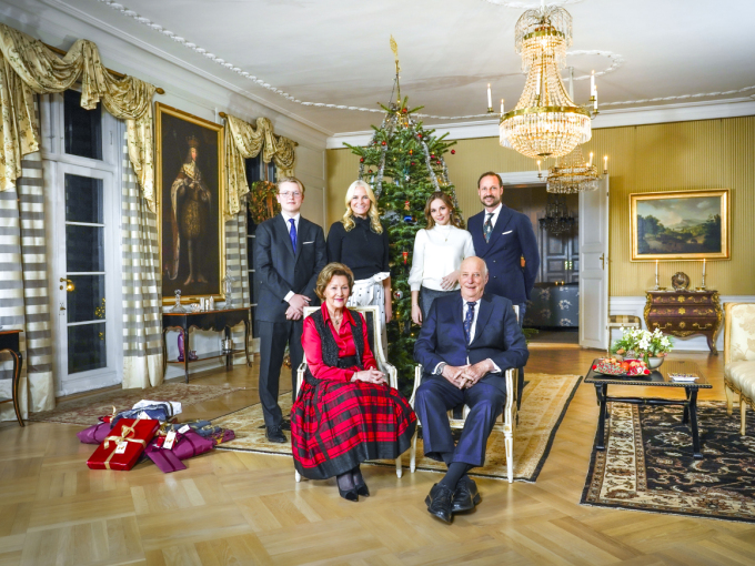 The Royal Family at Bygdø Royal Farm 2021. Photo: Lise Åserud, NTB